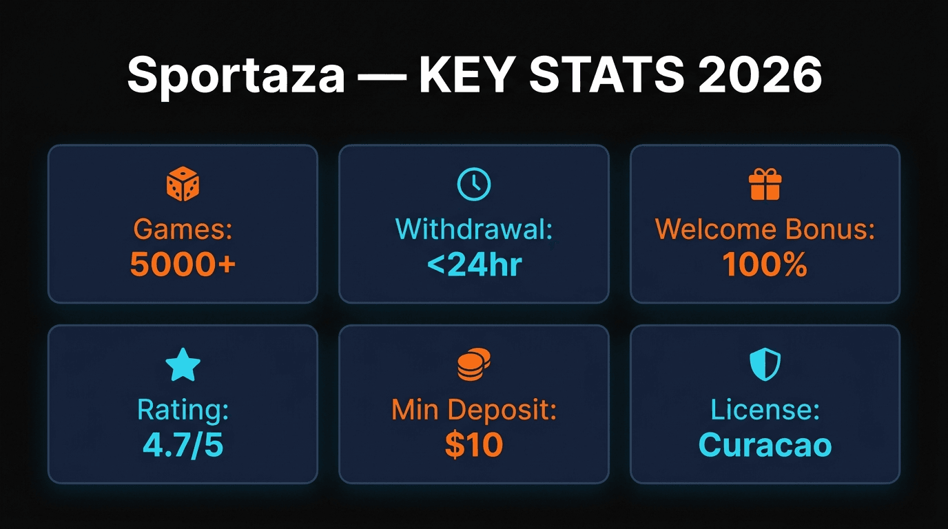 Sportaza key statistics