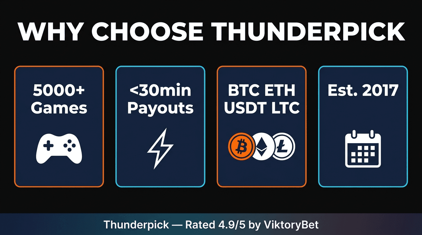 Why choose Thunderpick Casino — features overview