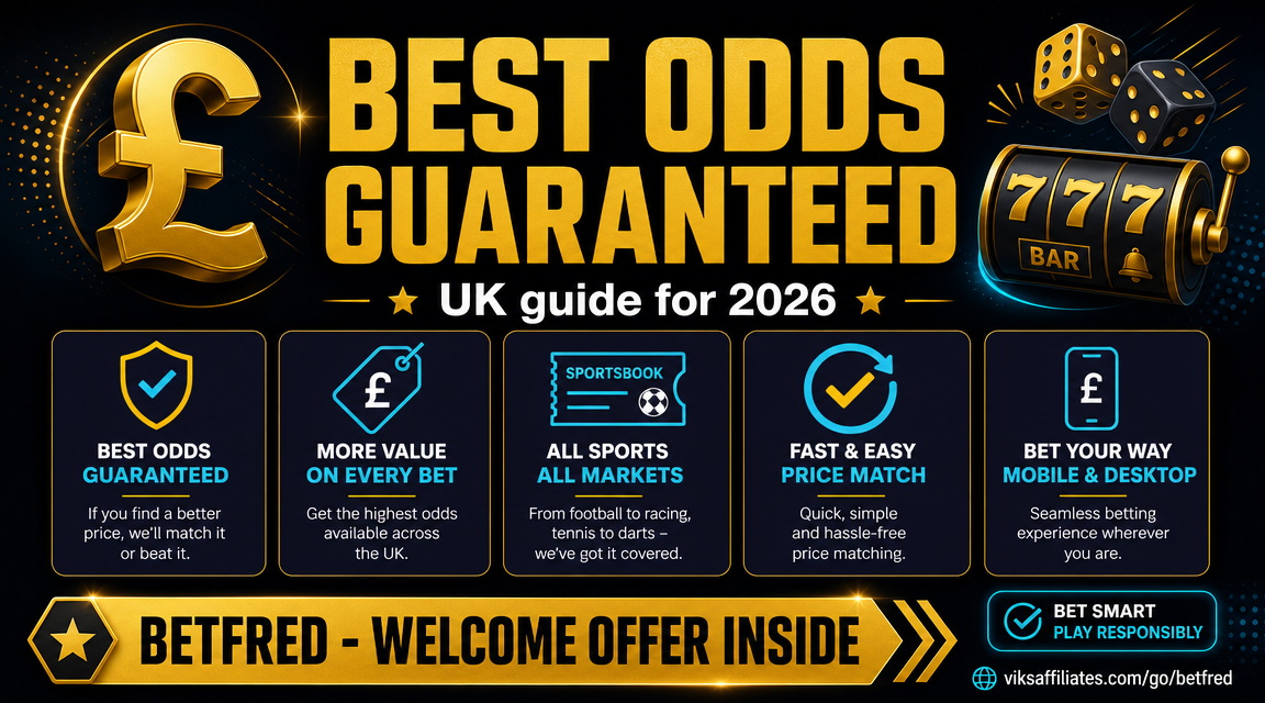 Best Odds Guaranteed UK bookmakers comparison hero image