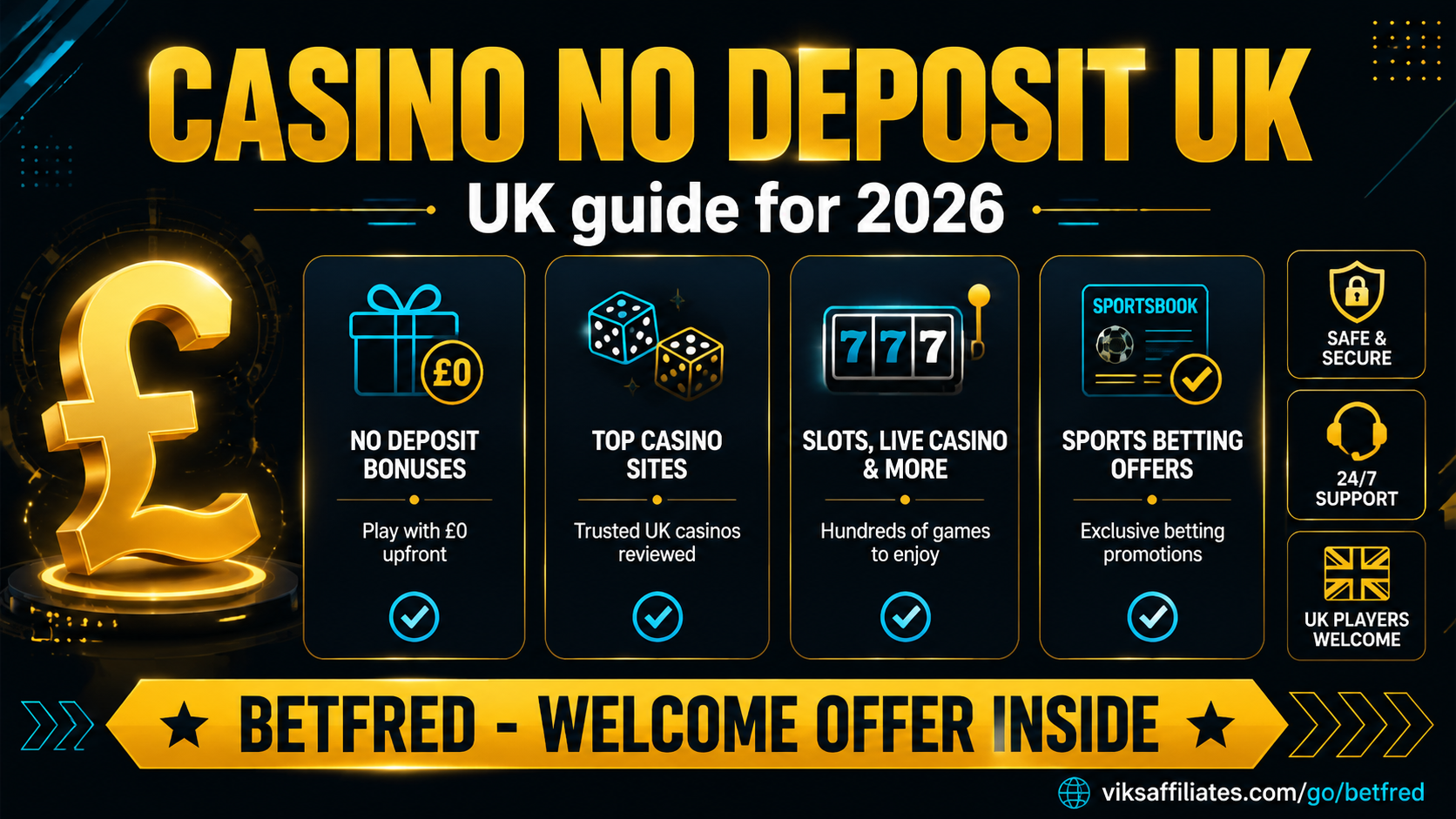 UK casino no deposit free spins guide for 2026