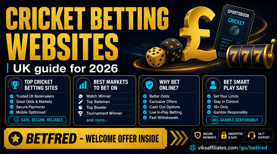 Best cricket betting websites UK 2026 ranked and reviewed