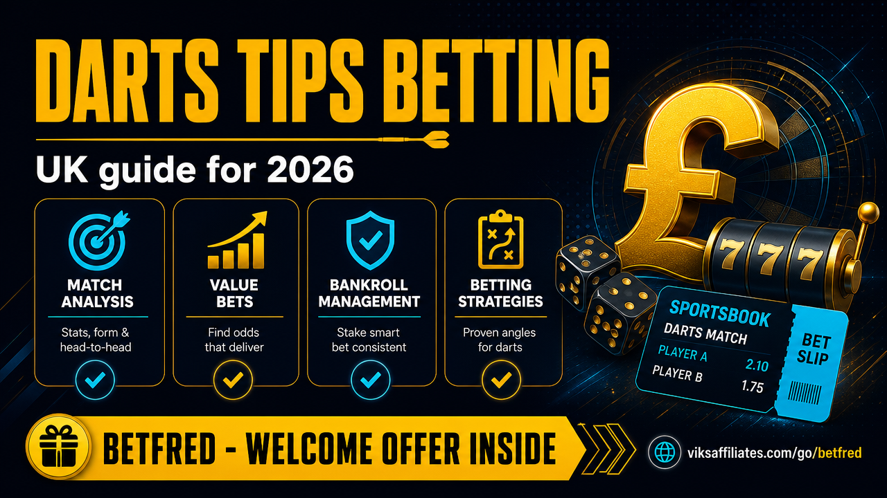 Darts betting tips guide for UK punters — PDC oche with odds overlay