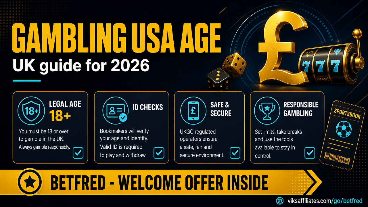 US gambling age limits by state map
