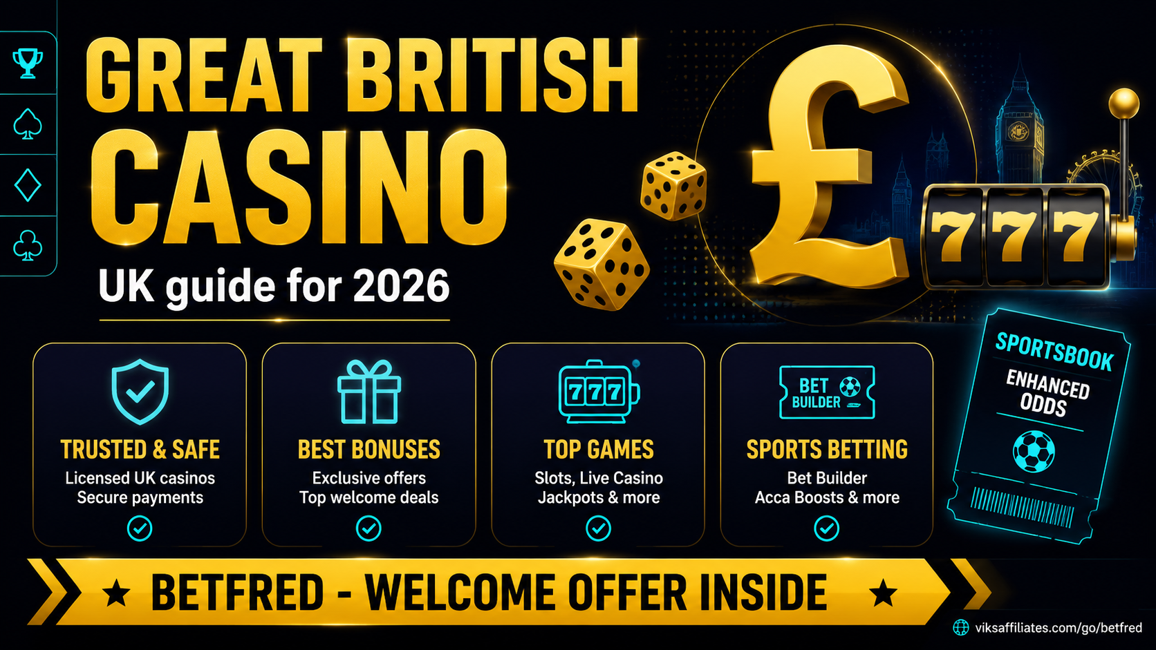 Great British Casino review 2026 — UK online casino sites compared