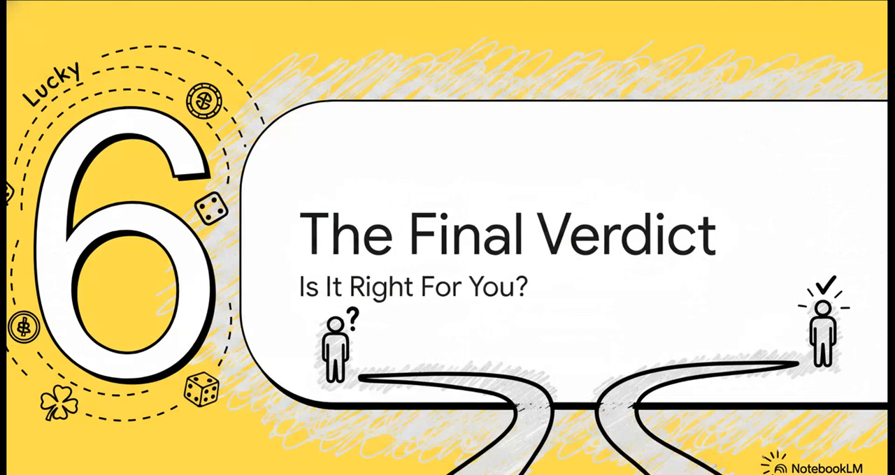 Lucky Block final verdict — is it right for you, showing the player choosing between two paths