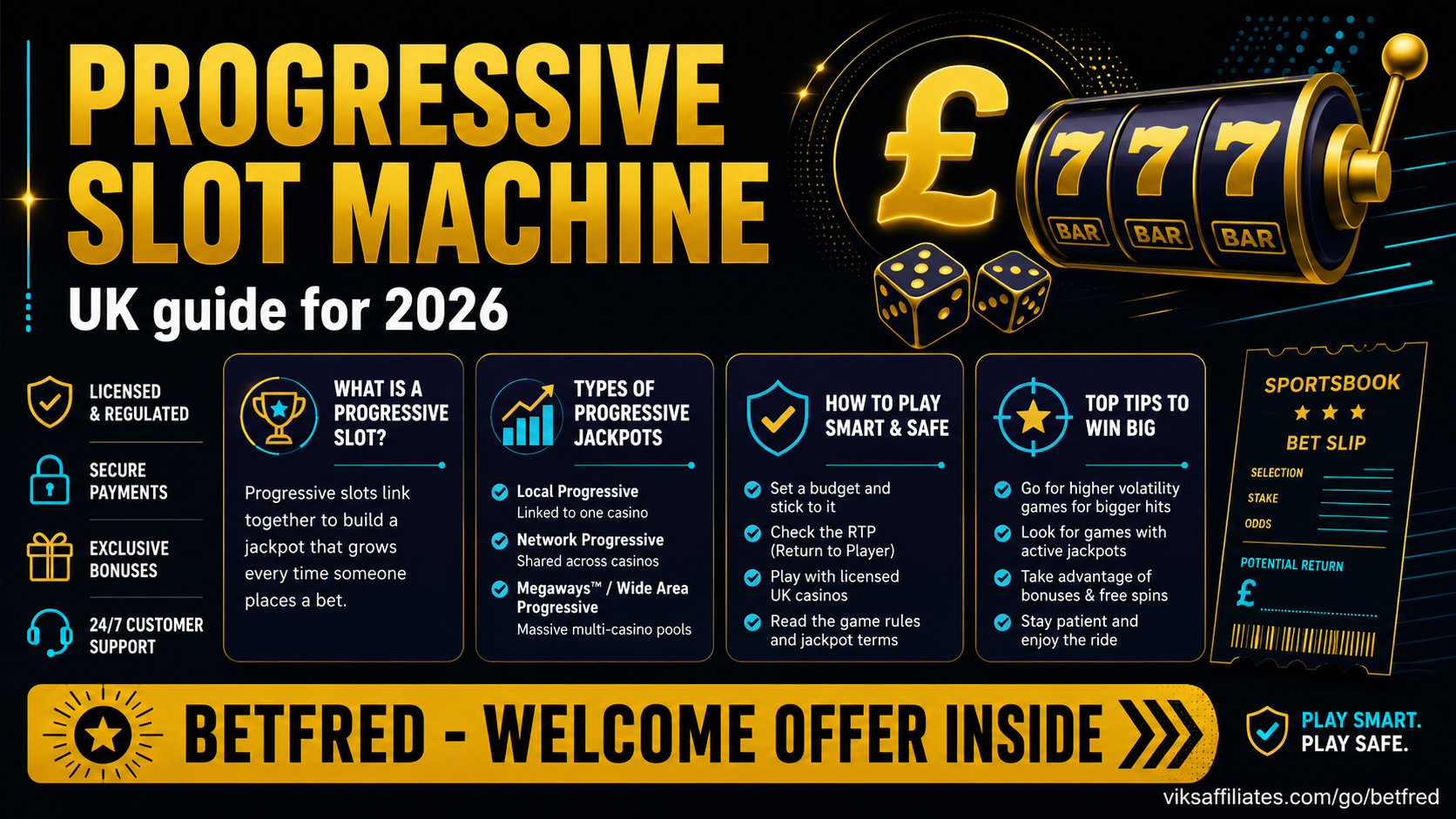 Progressive slot machine jackpot meter showing a rising prize pool on a UK casino app