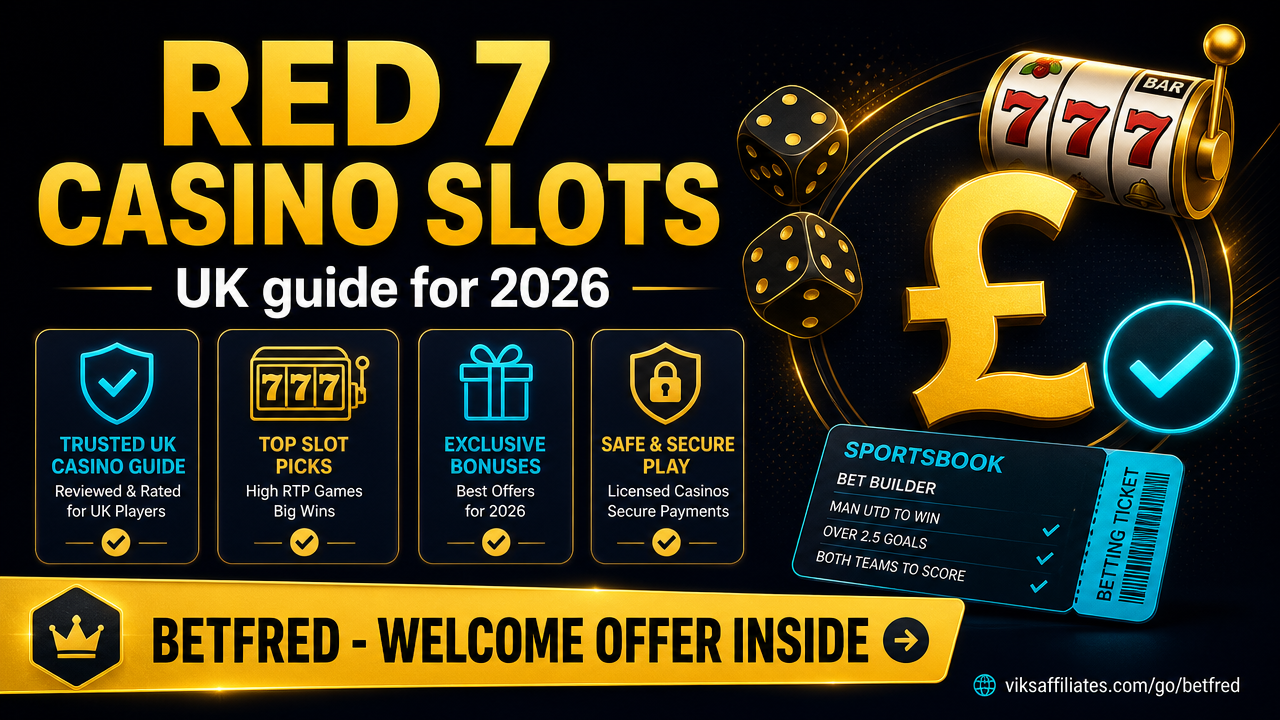 Red 7 casino slots classic three-reel game on a UK casino site