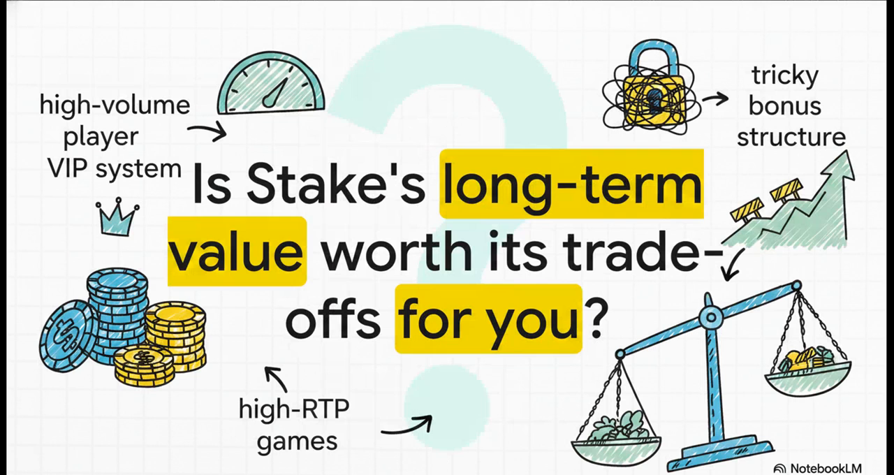 Is Stake's long-term value worth its trade-offs for you — high-RTP games and VIP system vs tricky bonus structure