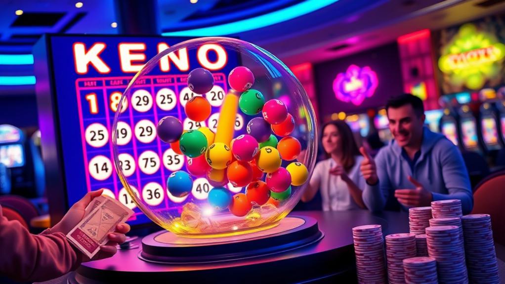 keno lottery gaming experience