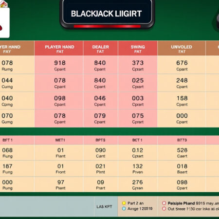 Blackjack Simple Strategy Chart for Optimal Play