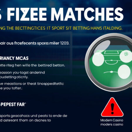 Fixed Matches Detection Tips for Safer Betting Practices